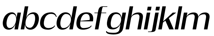 RELPA ITALIC Font LOWERCASE