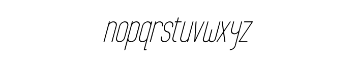 RENITA Italic Font LOWERCASE