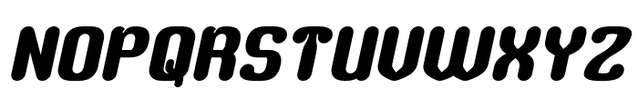 RETRO CHARACTERS Bold Italic Font UPPERCASE
