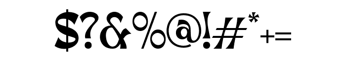 RETROGUNS-Regular Font OTHER CHARS