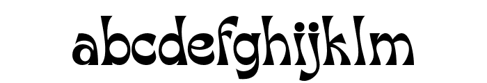 RETROGUNS-Regular Font LOWERCASE