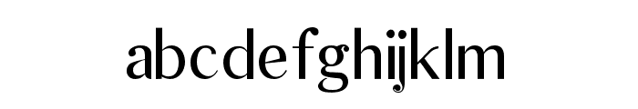 REUGOE-Regular Font LOWERCASE