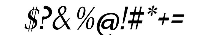 REVONZA Italic Font OTHER CHARS