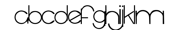 RF DecorRegular Font LOWERCASE