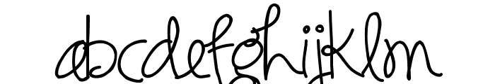 RF LuLuRegular Font LOWERCASE