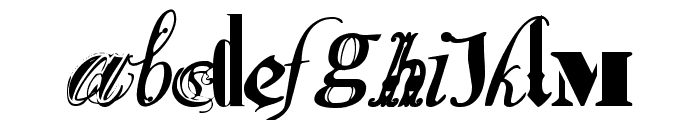 RF SwellRegular Font LOWERCASE