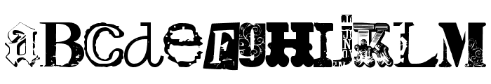 RF ThinkRegular Font UPPERCASE