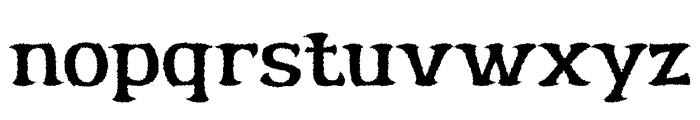 RICKSTA-Distort Font LOWERCASE