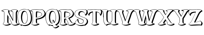 RICKSTA-Shadow Font UPPERCASE