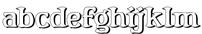 RICKSTA-Shadow Font LOWERCASE