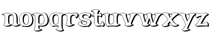 RICKSTA-Shadow Font LOWERCASE