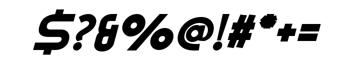 RICORDO ExtraBold Italic Font OTHER CHARS