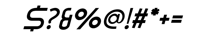 RICORDO Medium Italic Font OTHER CHARS