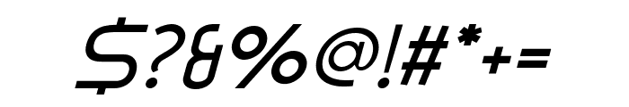 RICORDO Regular Italic Font OTHER CHARS