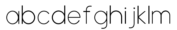RICORDO Thin Font LOWERCASE