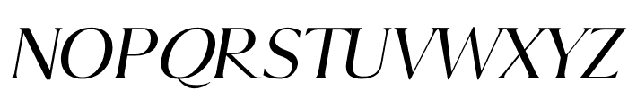 RIKE ITALIC Font UPPERCASE