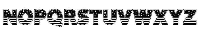 RM Fourth July Black Font UPPERCASE