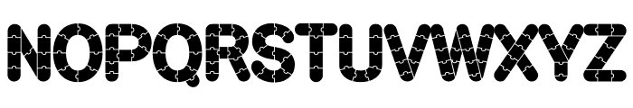 RM Jigsaw Puz Color Font UPPERCASE