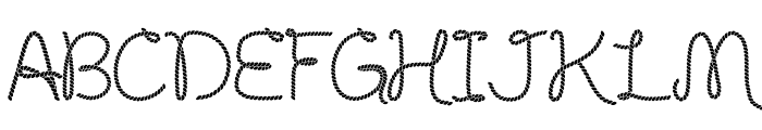 RM Rope Cowgirl Bold Font UPPERCASE