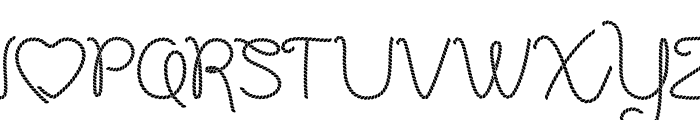 RM Rope Cowgirl Bold Font UPPERCASE