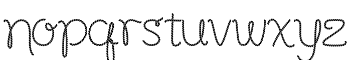 RM Rope Cowgirl Bold Font LOWERCASE