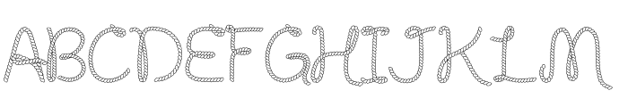 RM Rope Cowgirl Font UPPERCASE