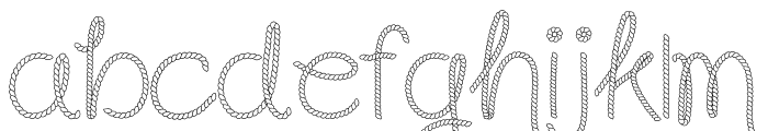 RM Rope Cowgirl FONT