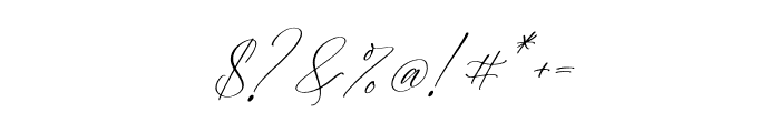 ROBIMA MERTTHA SCRIPT Italic Font OTHER CHARS