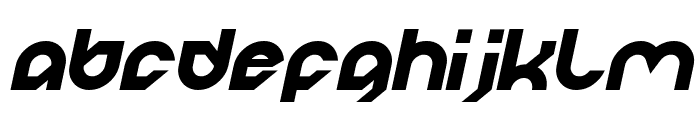 ROBOCOP Bold Italic Font LOWERCASE