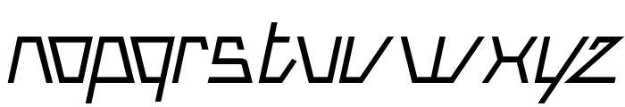 ROBOTIC Italic Font LOWERCASE
