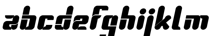 ROBOTIC SPACECRAFT Bold Italic Font LOWERCASE