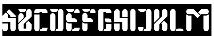 ROBOTIC SPACECRAFT-Inverse Font UPPERCASE