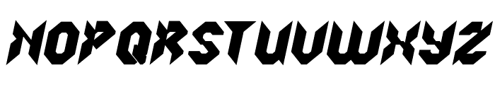 ROBOTIC SYSTEM Bold Italic Font UPPERCASE