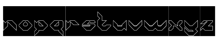 ROBOTIC SYSTEM-Hollow-Inverse Font LOWERCASE