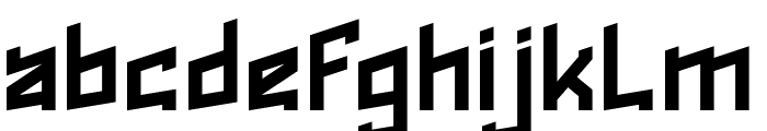 ROCK ALTERNATIVE Bold Font LOWERCASE