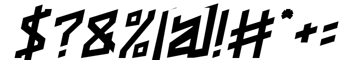 ROCK ALTERNATIVE Italic Font OTHER CHARS