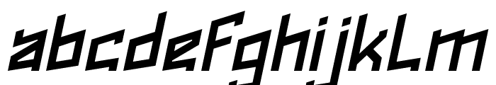 ROCK ALTERNATIVE Italic Font LOWERCASE