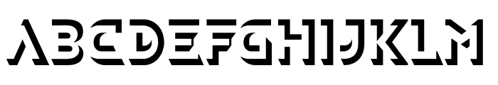 ROCK SPACE Font UPPERCASE