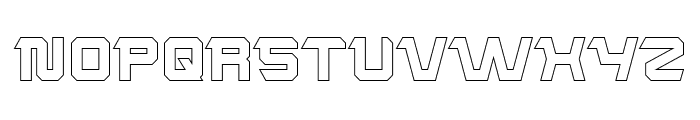 ROCK STEADY-Hollow Font UPPERCASE