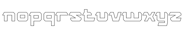 ROCK STEADY-Hollow Font LOWERCASE