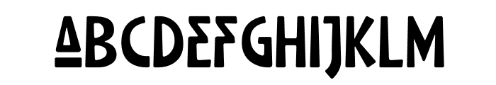 ROCK WASTRO Font LOWERCASE