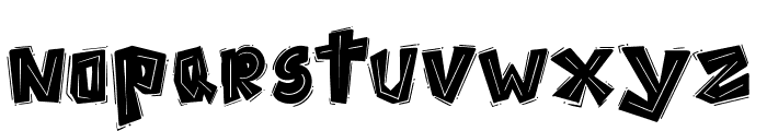 ROCK on RAWK Regular Font LOWERCASE