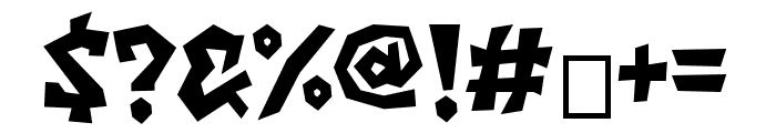 ROCKATOON Font OTHER CHARS