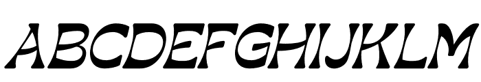 RONDKER THROME Italic Font UPPERCASE