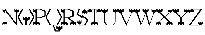 ROOK CHESS Font UPPERCASE