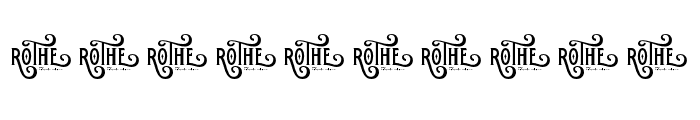 ROTHE Elements Outline Font OTHER CHARS
