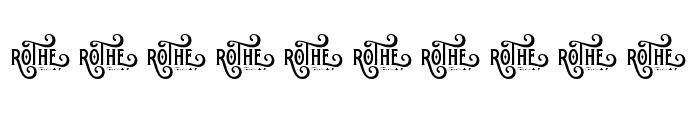 ROTHE Elements Font OTHER CHARS