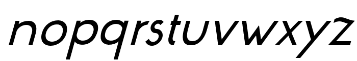 ROTHKO-LightItalic Font LOWERCASE