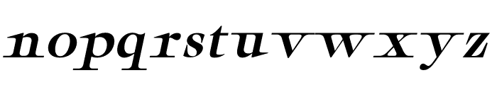 ROVEK ITALIC Font LOWERCASE