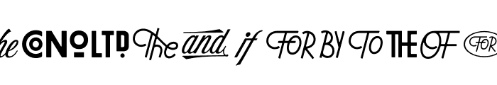 RTCOFlinton-Fourteen Font UPPERCASE